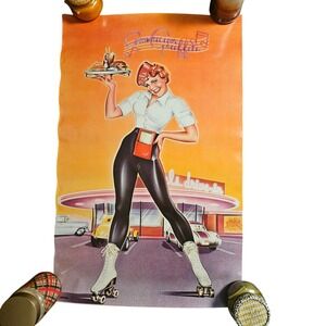 American Graffiti Movie Soundtrack Vintage 1973 Promo‎ Poster 22x35 MCA Rock